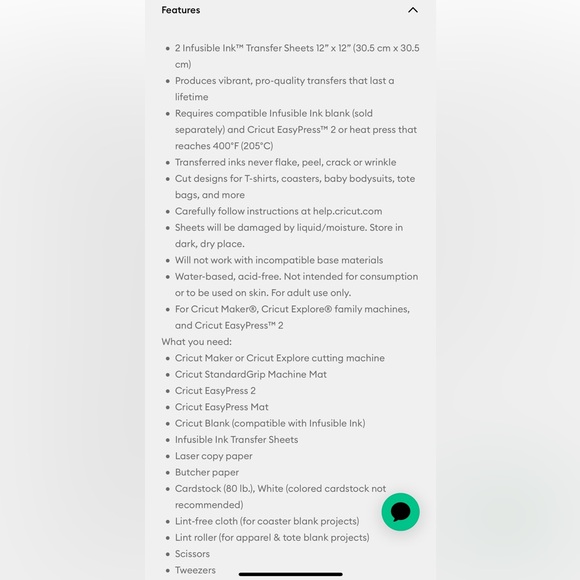 Cricut Infusible Ink - Picture 3 of 4